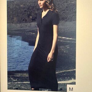 Zara ribbed knit shirtdress